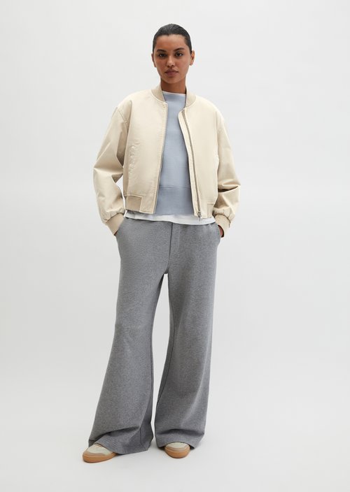 Twill-Blouson regular garment-dyed — Linen Beige