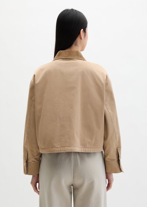 Barnjacket regular garment-dyed — Earthy Taupe