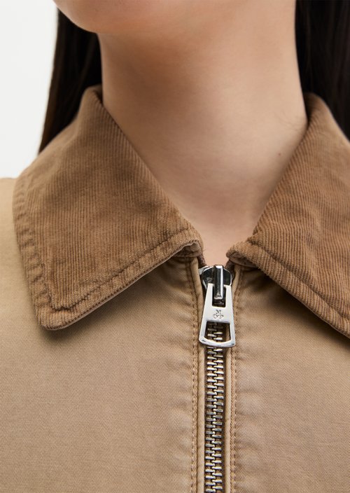 Barnjacket regular garment-dyed — Earthy Taupe