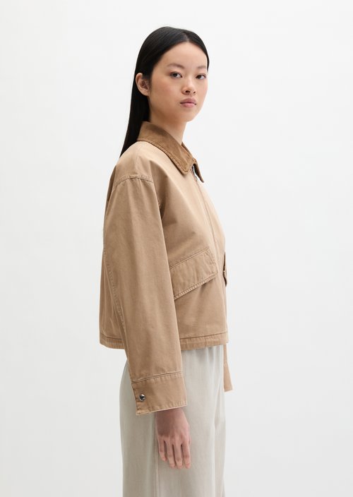 Barnjacket regular garment-dyed — Earthy Taupe