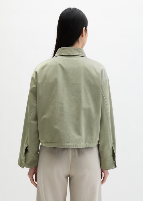 Barnjacket regular garment-dyed — Fresh Sage