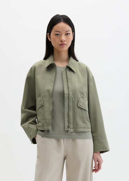 Barnjacket regular garment-dyed — Fresh Sage