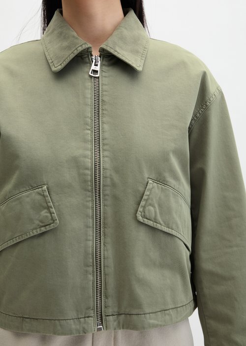 Barnjacket regular garment-dyed — Fresh Sage