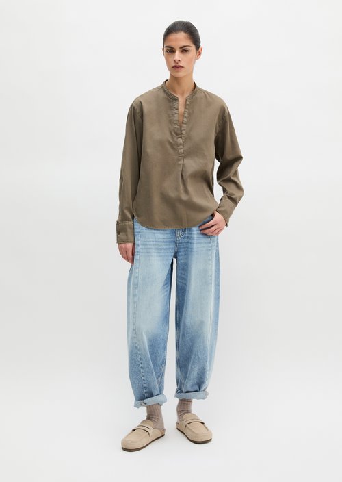 Loose blouse — Chalky Brown