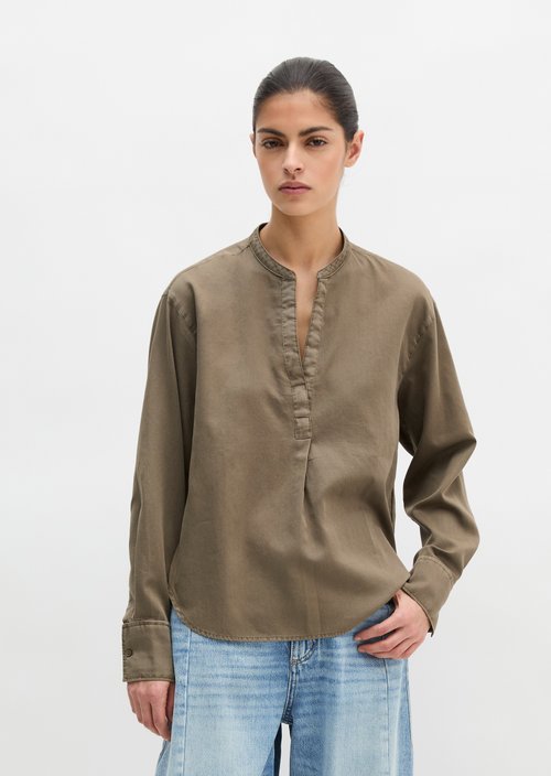 Loose blouse — Chalky Brown