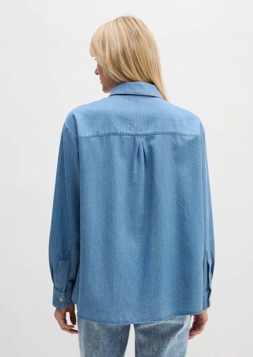 Regular denim blouse — Light Blue