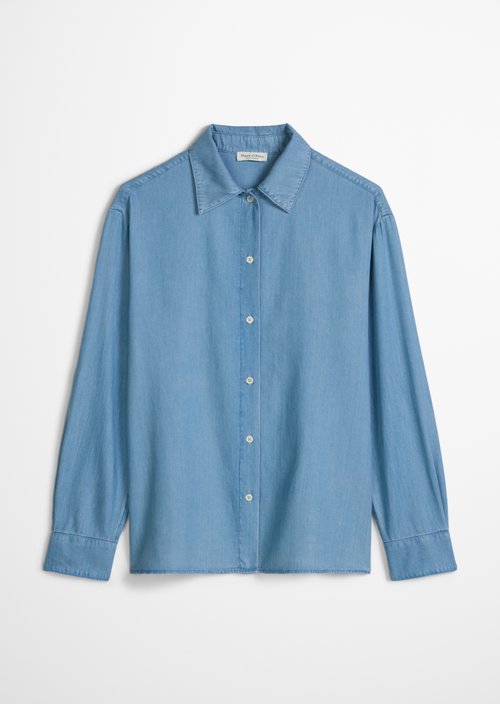 Regular denim blouse — Light Blue