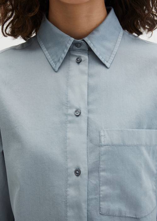 Bluse relaxed cropped Grey Horizon in Detailansicht