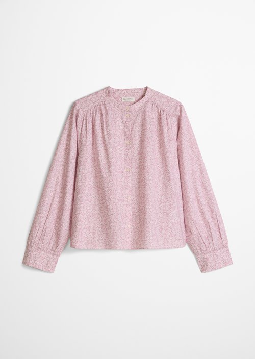 Ruffled loose blouse — Light Pink