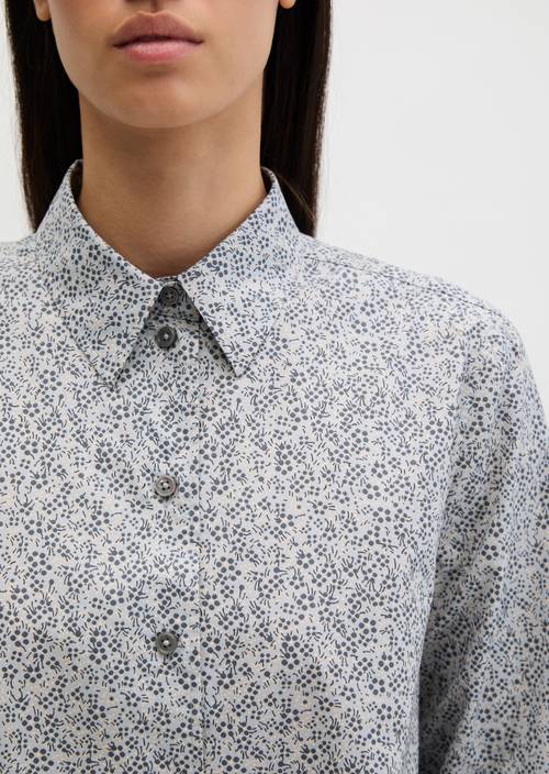 Bluzka w kształcie litery A Light Blue w widoku szczegółowym