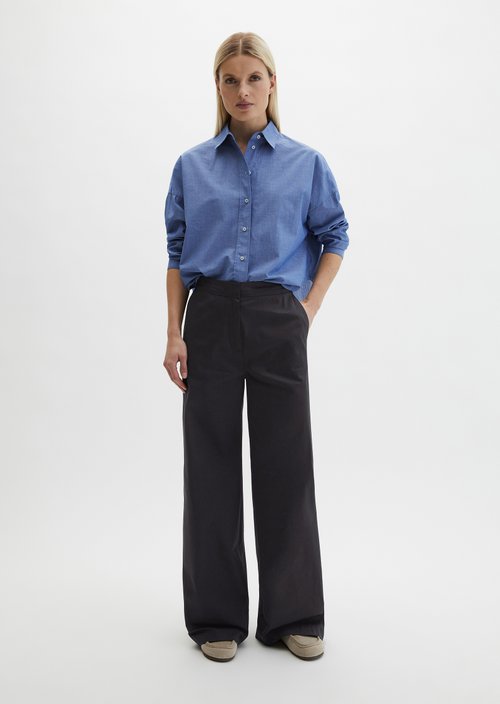 Regular blouse — Medium Blue