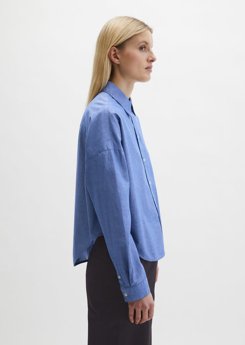 Regular blouse — Medium Blue