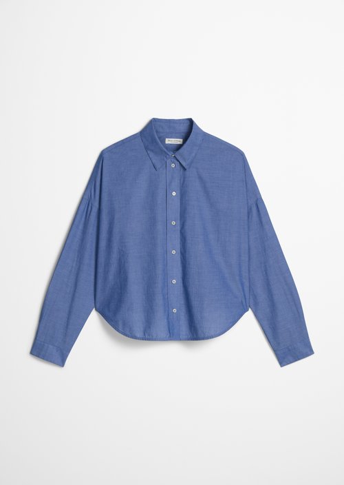 Regular blouse — Medium Blue