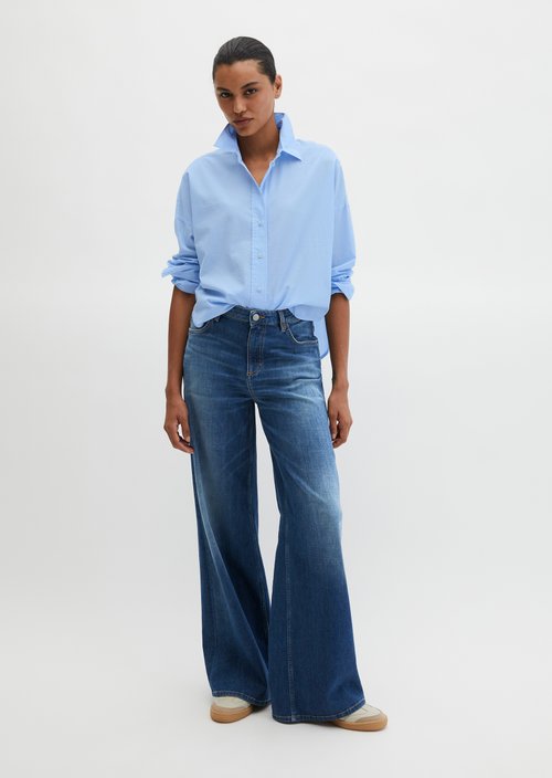 Regular blouse — Bright Blue
