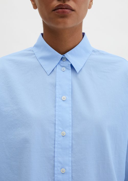 Regular blouse — Bright Blue