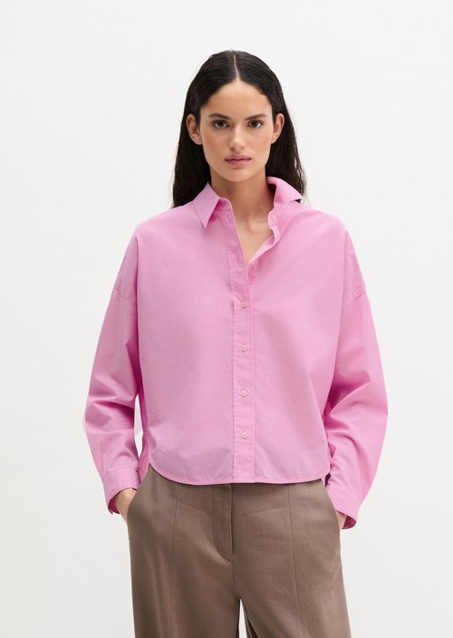 Marc O'Polo Regular blouse, Dames, roze, 38, 100% Katoen