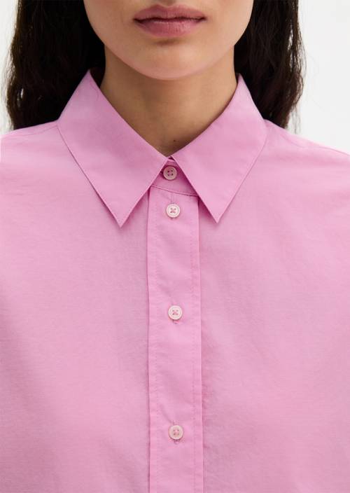 Regular blouse Medium Pink in detailaanzicht