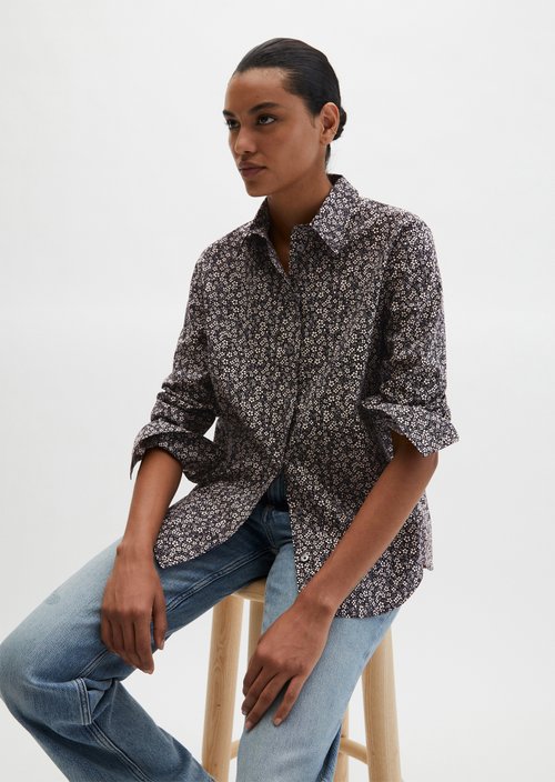 A-shape blouse — Dark Blue