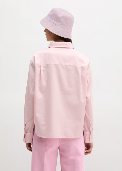 Relaxed cropped blouse — Dried Rose