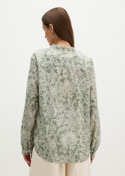Regular tunic blouse — Light Green
