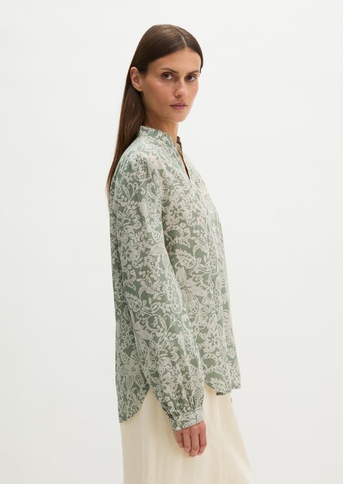 Regular tunic blouse — Light Green