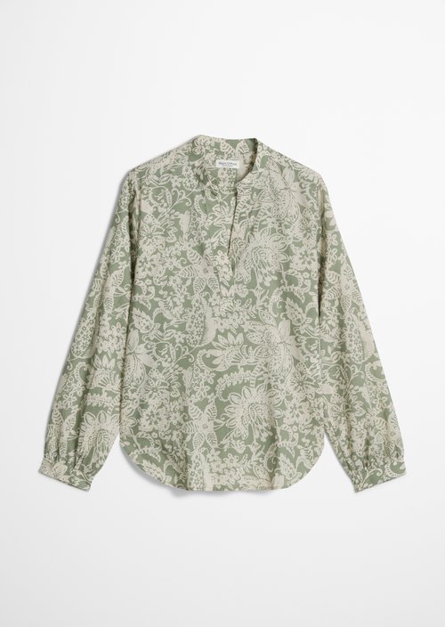 Regular tunic blouse — Light Green