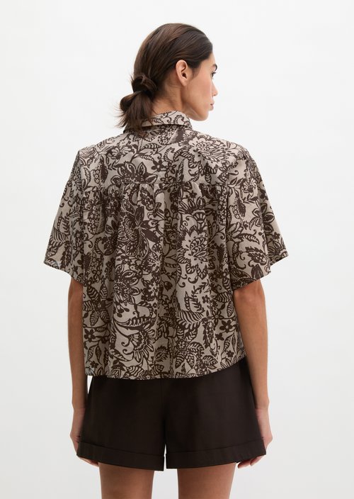 Loose blouse — Medium Brown