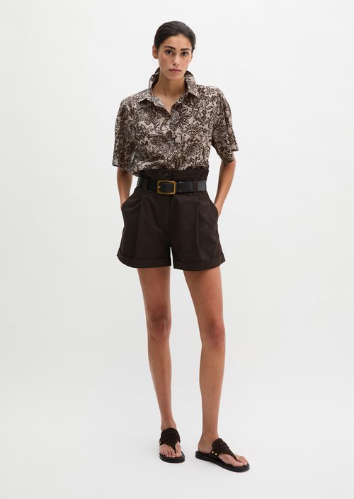 Loose blouse — Medium Brown