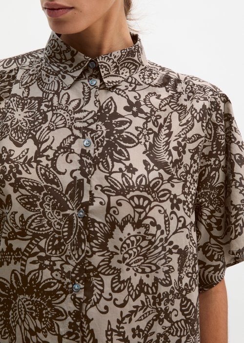 Loose blouse — Medium Brown