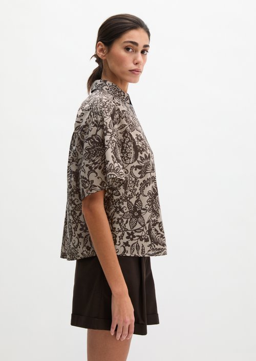 Loose blouse — Medium Brown