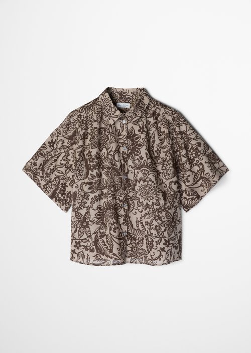 Loose blouse — Medium Brown