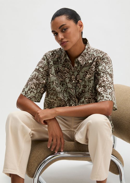 Loose blouse — Medium Green