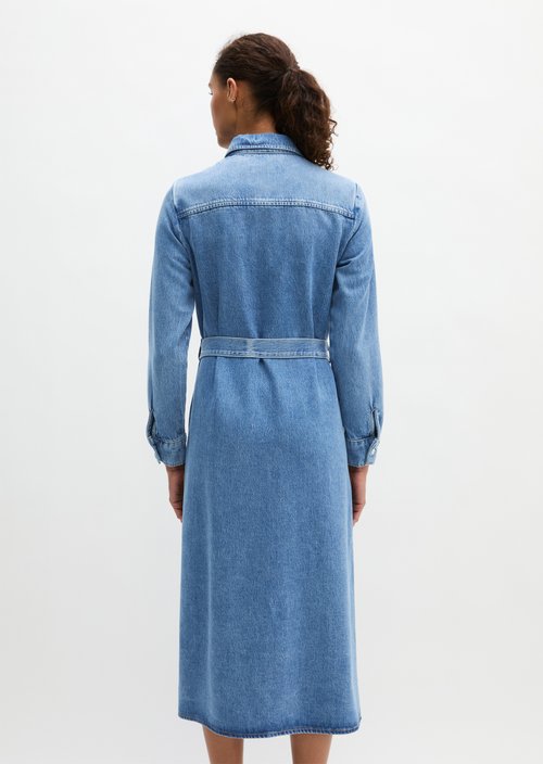 Regular denim dress — Medium Blue