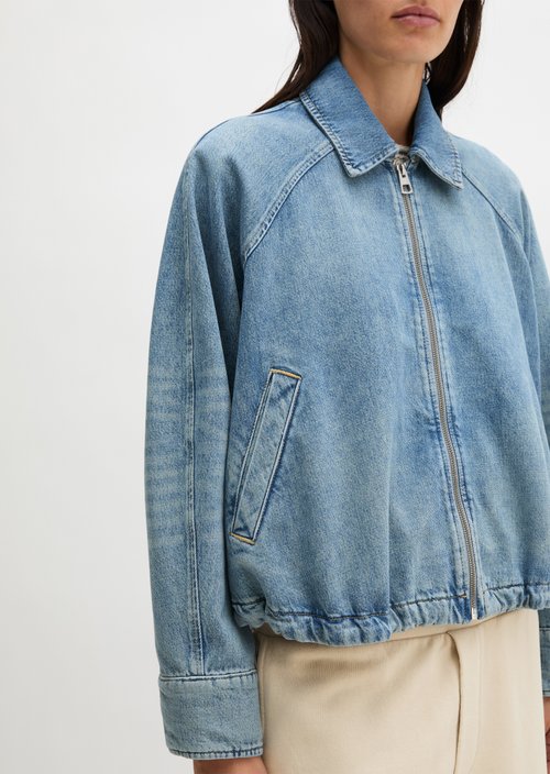 Jeans blouson relaxed — Light Blue