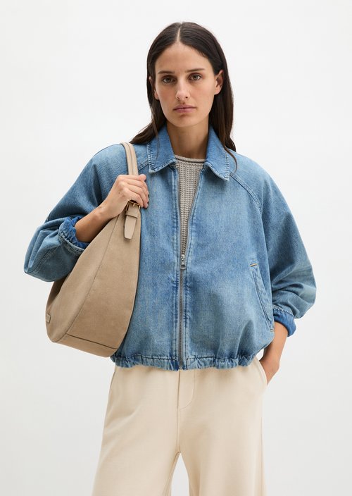 Jeans blouson relaxed — Light Blue