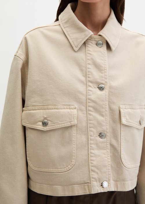 Jacket relaxed — Grey Silk