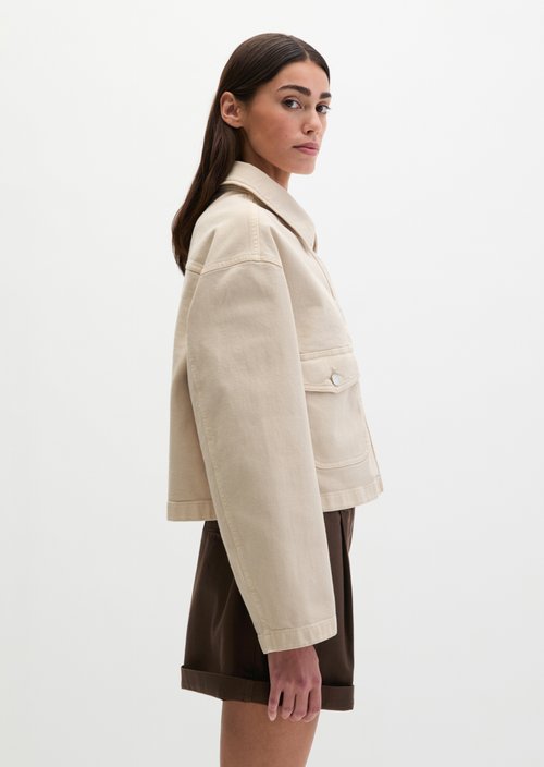 Jacket relaxed — Grey Silk
