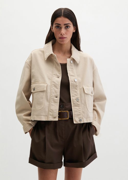 Jacket relaxed — Grey Silk
