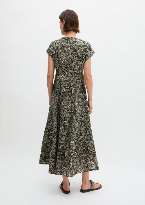 Crinkle dress shaped — Light Green