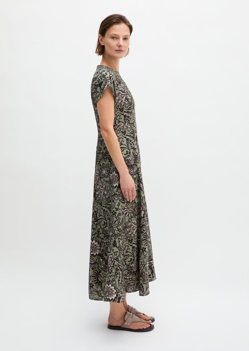 Crinkle dress shaped — Light Green
