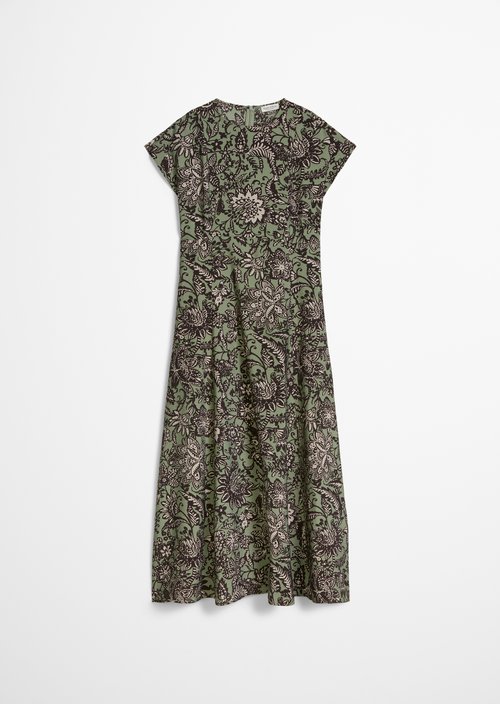 Crinkle dress shaped — Light Green