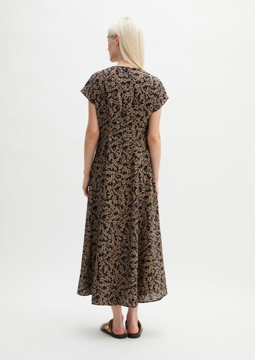 Crinkle dress shaped — Dark Blue