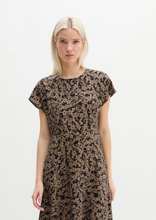 Crinkle dress shaped — Dark Blue