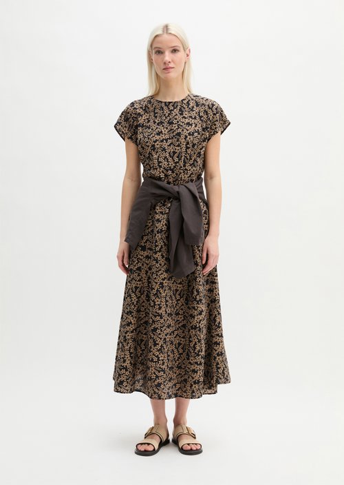 Crinkle dress shaped — Dark Blue