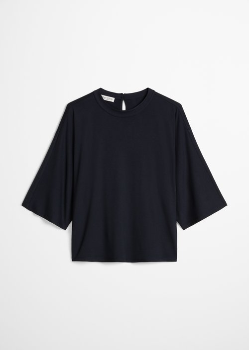 Loose blouse shirt — Deep Night Blue