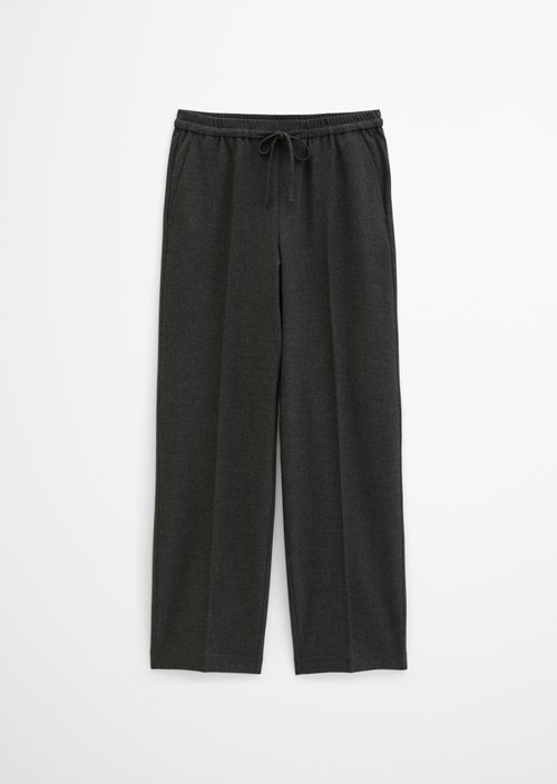 Relaxed-fit pants — Coal Grey Melange