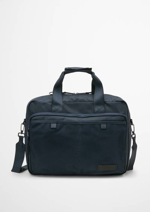 Business Bag Model Pat Dark Navy in Frontalansicht