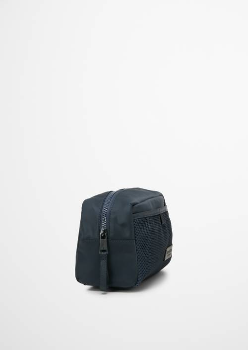 Kulturbeutel Model Peter Dark Navy in Seitenansicht