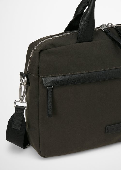 Maro Canvas Business Bag — Wooden Earth