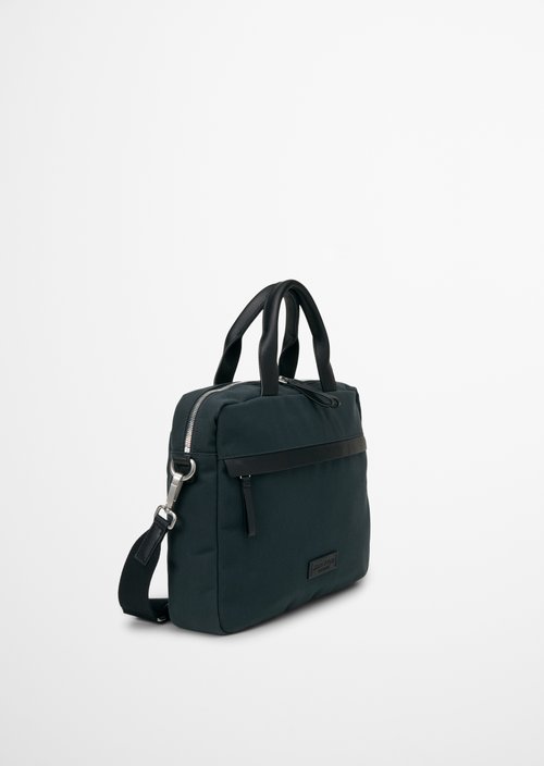 Maro Canvas Business Bag — Peppercorn Grey